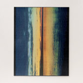 カイウガ湖の夕べの夕日 ジグソーパズル (縦)