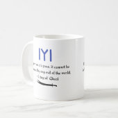 カイエルトゥグルガジ引用文オンピュアハート コーヒーマグカップ (正面左)