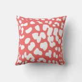 カイエンアンドホワイトレオパード印刷装飾用クッション クッション (裏面)