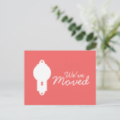 カイエンドアノブ引っ越しましたポストカード 案内ポストカード (スタンド正面)