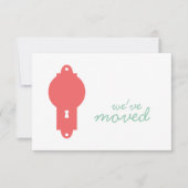 カイエンドアノブ引っ越し祝いパーティーパーティー招待状 招待状 (正面)