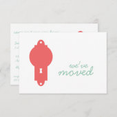 カイエンドアノブ引っ越し祝いパーティーパーティー招待状 招待状 (正面/裏面)