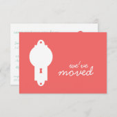 カイエンドアノブ引っ越し祝いパーティーパーティー招待状 招待状 (正面/裏面)