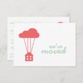 カイエンハウス&クラウド引っ越し祝いパーティー招待状 招待状 (正面/裏面)