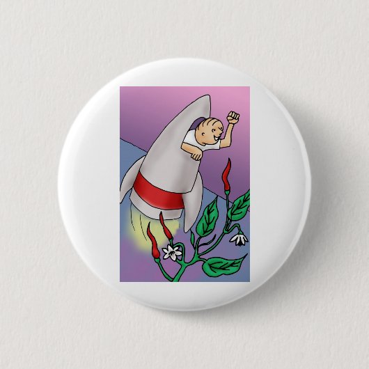 カイエンフラワーエッセンス 缶バッジ (正面)