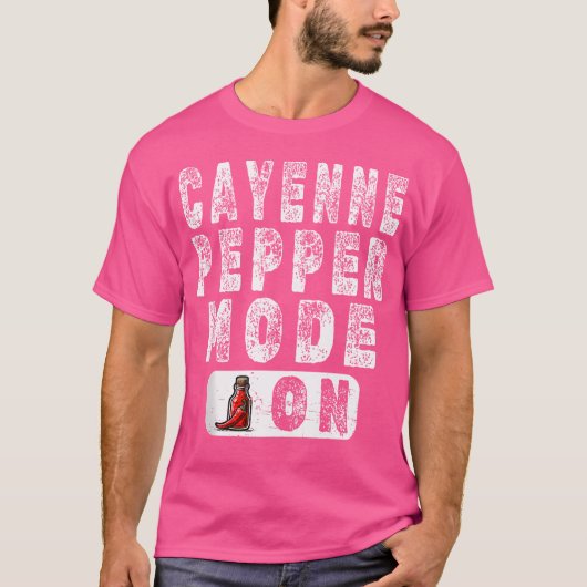 カイエンペッパーのモードオン – 唐辛子愛好家 Tシャツ (正面)