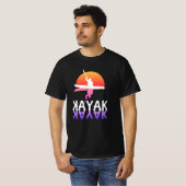 カイカーシルエット |カヤック Tシャツ (正面フル)