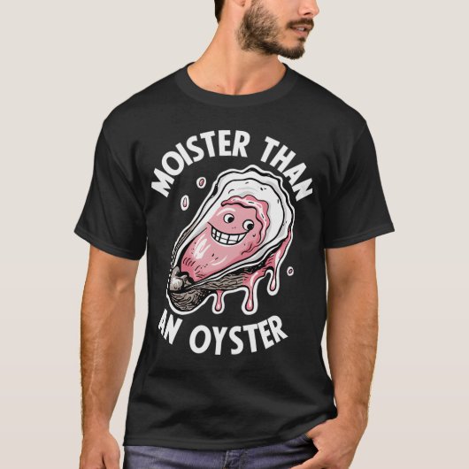 カイガイより湿ってる面白いデザイン Tシャツ (正面)