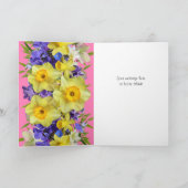 カイクパロッかわいらし春フローラペットバードラブ シーズンカード (内部)