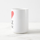 カイコが好きです コーヒーマグカップ (中央)