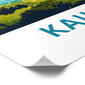 カイコウラニュージーランドトラベルプリント ポスター (角)