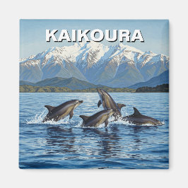 カイコウラニュージーランドドルフィンズトラベル マグネット