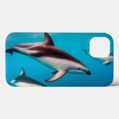 カイコウラ沖のハンドウイルカの群れ Case-Mate iPhoneケース (裏面 (横))
