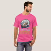 カイコガより湿ってる 笑 Funny Shellfish Lover Tシャツ (正面フル)