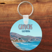 カイコスカリフォルニアセントラルコーストヴィンテージ キーホルダー (正面)