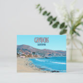 カイコスカリフォルニアセントラルコーストヴィンテージ ポストカード (スタンド正面)