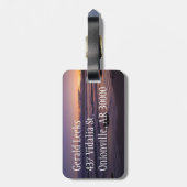 カイコス・サンセット ラゲッジタグ (裏面縦)