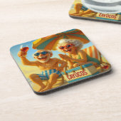 「カイコス・フォーエバークールキッズ」コースター。 コースター (左側)