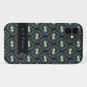 カイコ黒いろうけつ染めパターンiPhone 5ケース – メイト Case-Mate iPhoneケース (裏面(横))