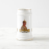 カイザーウィルヘルムIIビールスタイン ビールジョッキ (中央)