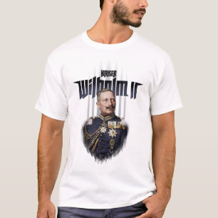 カイザーウィルヘルムIIポートレートアート Tシャツ