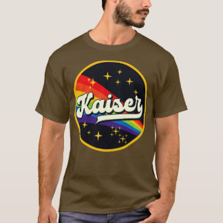 カイザーレインボーイン宇宙ヴィンテージスタイル Tシャツ