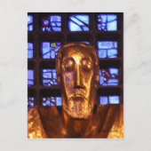 カイザー・ウィルヘルム記念教会イエス像 ポストカード (正面)