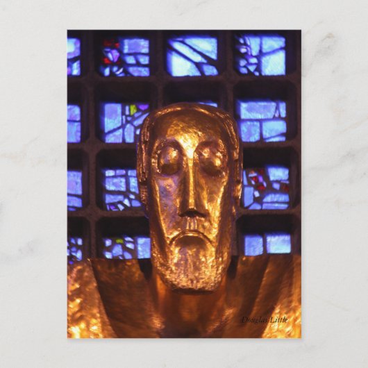 カイザー・ウィルヘルム記念教会イエス像 ポストカード (正面)