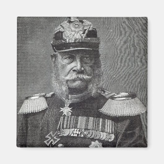カイザー・ウィルヘルム1888年「レジャー・アワー」より マグネット (正面)