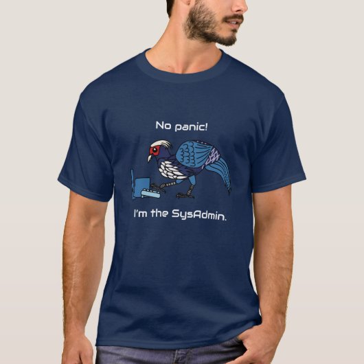 カイジキジのSysAdmin Tシャツ (正面)