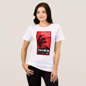 カイジュ日本のアタックアット山フィジー トライブレンドTシャツ (正面全面)
