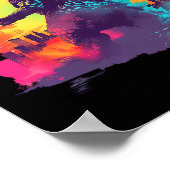 カイジュ誕生日おもしろいボーイズ誕生日モンスター ポスター (角)