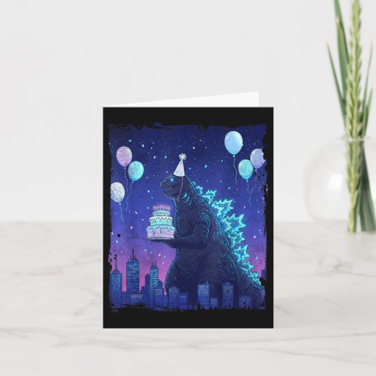 カイジュ誕生日パーティージャパン怪獣マイ誕生日 カード (正面)