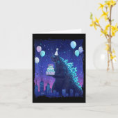 カイジュ誕生日パーティージャパン怪獣マイ誕生日 カード (黄色い花)