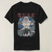 カイジュ雪だるま Tシャツ (デザイン正面)