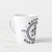 カイソンキックオフカフェラテマグ カフェラテマグ (左アングル)