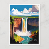 カイテウル秋ガイヤナトラベルヴィンテージイラストレーション ポストカード (正面)