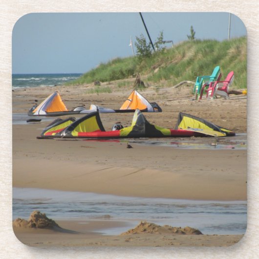 カイテサーファーズバイミシガン湖 コースター (正面)