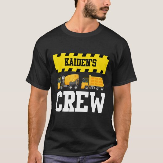 カイデン建築クルーカスタムズDumptruck Dump Tru Tシャツ (正面)