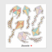 カイトアイコンのステッカーセット シール (シート)