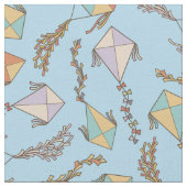 カイトアイコンパターン ファブリック (クローズアップ)