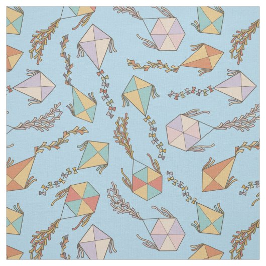 カイトアイコンパターン ファブリック (見本)