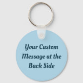 カイトアイコンライトブルーキーチェーン キーホルダー (裏面)