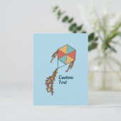 カイトアイコンライトブルー ポストカード (スタンド正面)