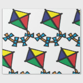 カイトカラフルラッピング紙 ラッピングペーパー (フラット)