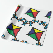カイトカラフルラッピング紙 ラッピングペーパー (アンロールド)