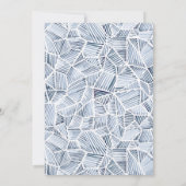 カイトカラフル&ブルースカイウォーターカラー誕生日 招待状 (裏面)