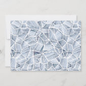 カイトカラフル&ブルースカイ水彩誕生日写真 招待状 (裏面)