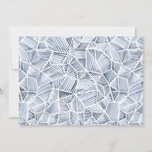 カイトカラフル&ブルースカイ水彩誕生日写真 招待状 (裏面)