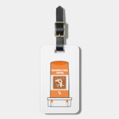 カイトサーフィンは私の薬 ラゲッジタグ (正面縦)